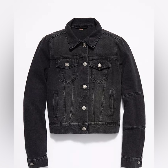 Free People Rumors Denim Jacket NWT - Picture 3 of 3